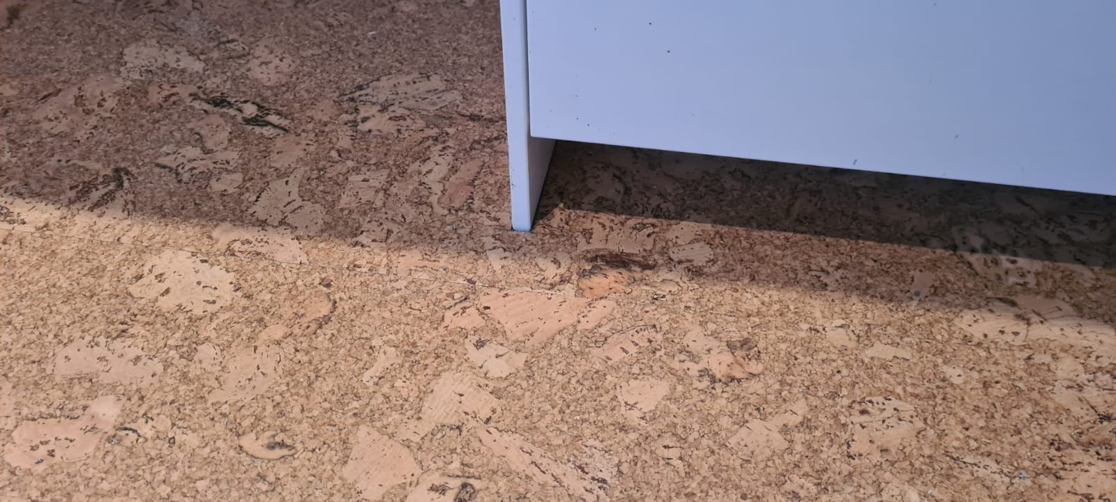 Cork flooring installation
